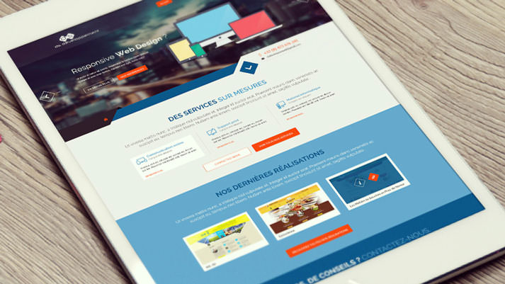 Webdesign du site Internet Ds Déveoppement